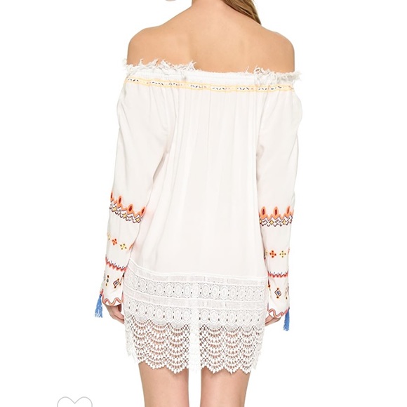 Pia Pauro, off the shoulder embroidered dress - Picture 2 of 12